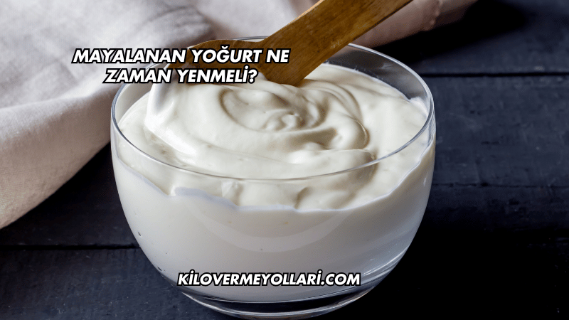 Mayalanan Yoğurt Ne Zaman Yenmeli