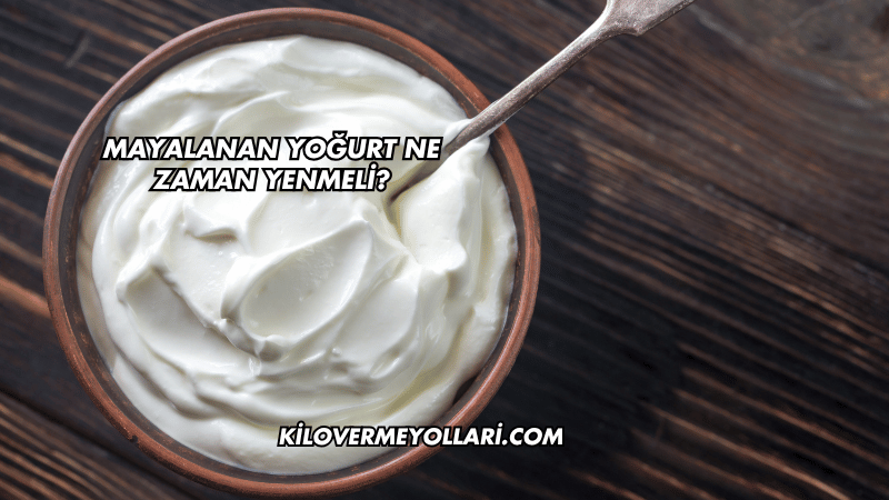 Mayalanan Yoğurt Ne Zaman Yenmeli