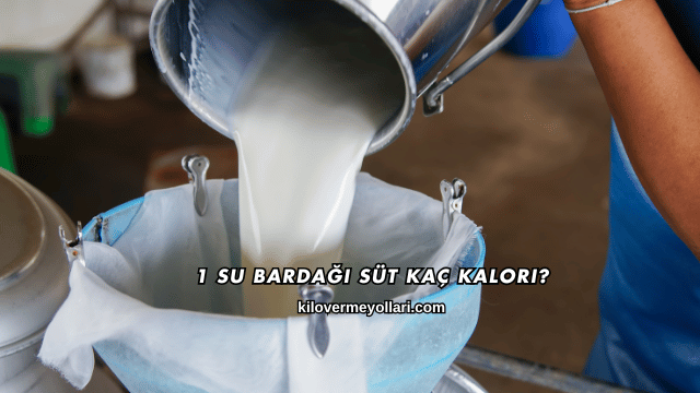 1 Su Bardağı Süt Kaç Kalori?