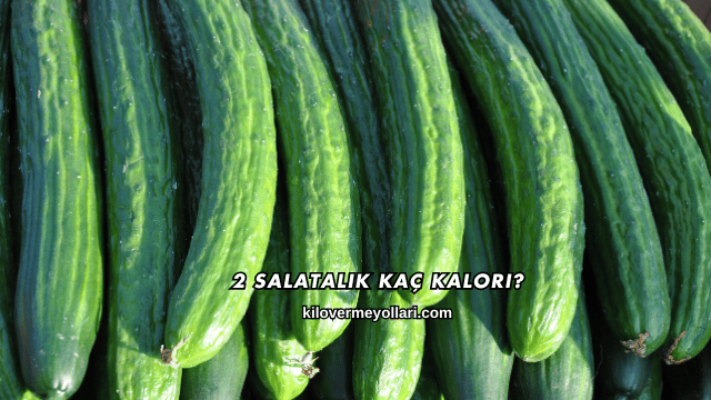 2 Salatalık Kaç Kalori?