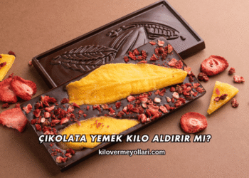 Çikolata Yemek Kilo Aldırır mı?