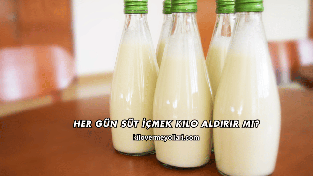 Her Gün Süt İçmek Kilo Aldırır mı?