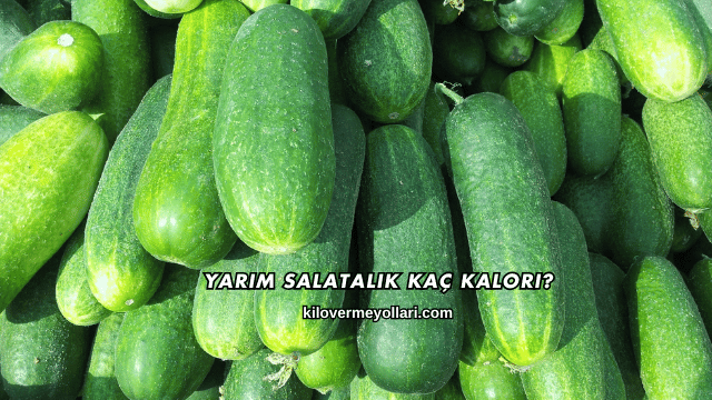 Yarım Salatalık Kaç Kalori?